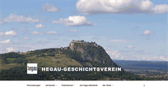 Desktop Screenshot of hegau-geschichtsverein.de